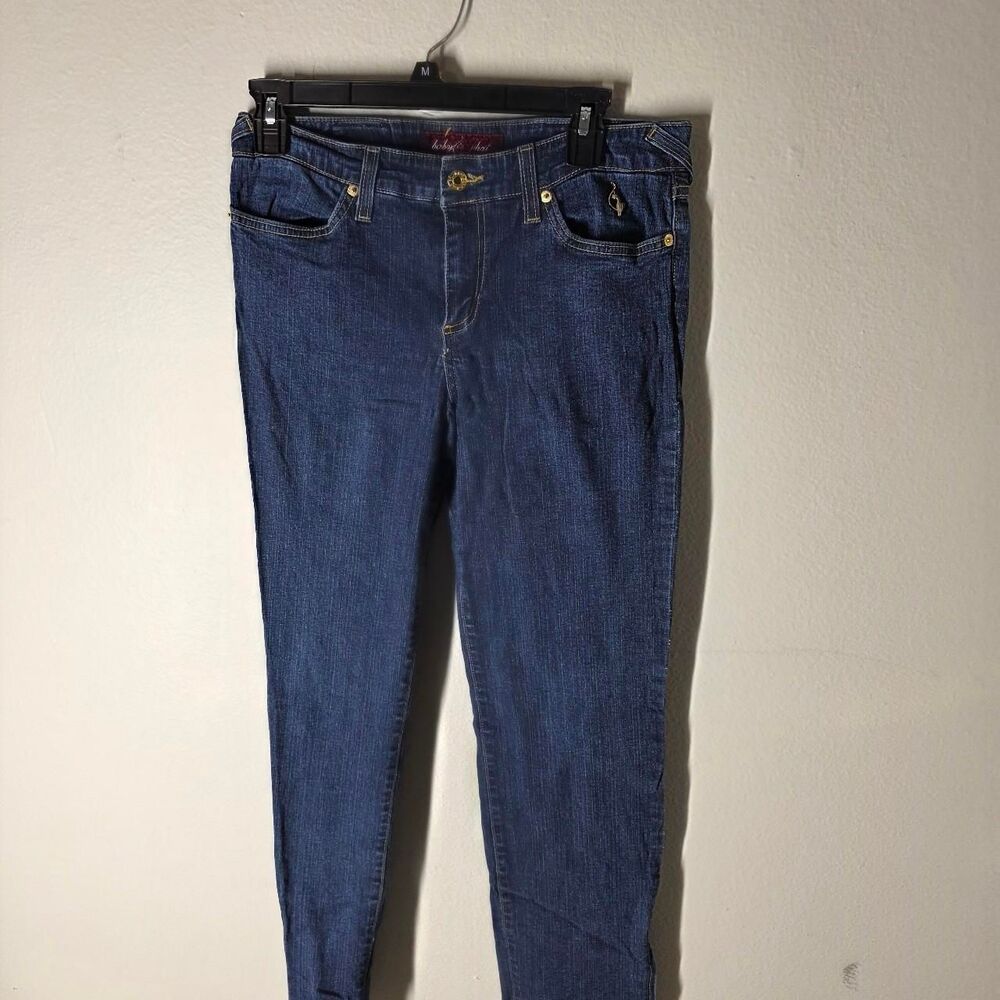 Baby-phat Women's Blue and Navy Jeans